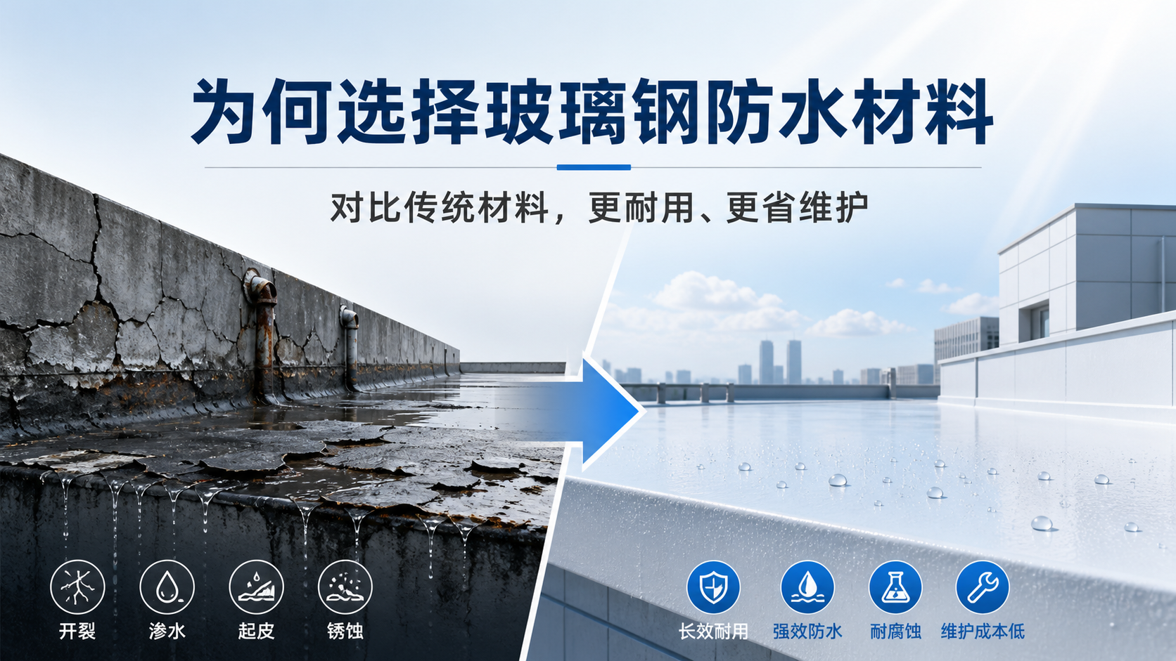 在克孜勒苏，为何选择玻璃钢防水材料而非传统材料