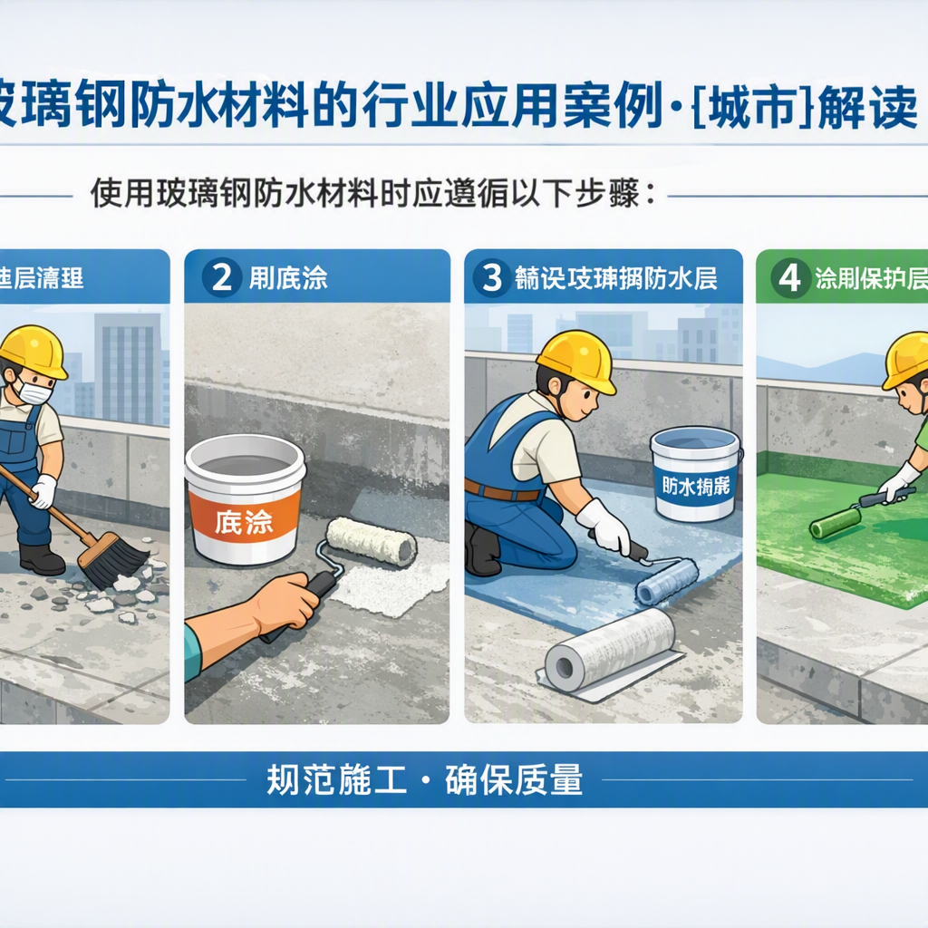 玻璃钢防水材料的行业应用案例,克孜勒苏解读